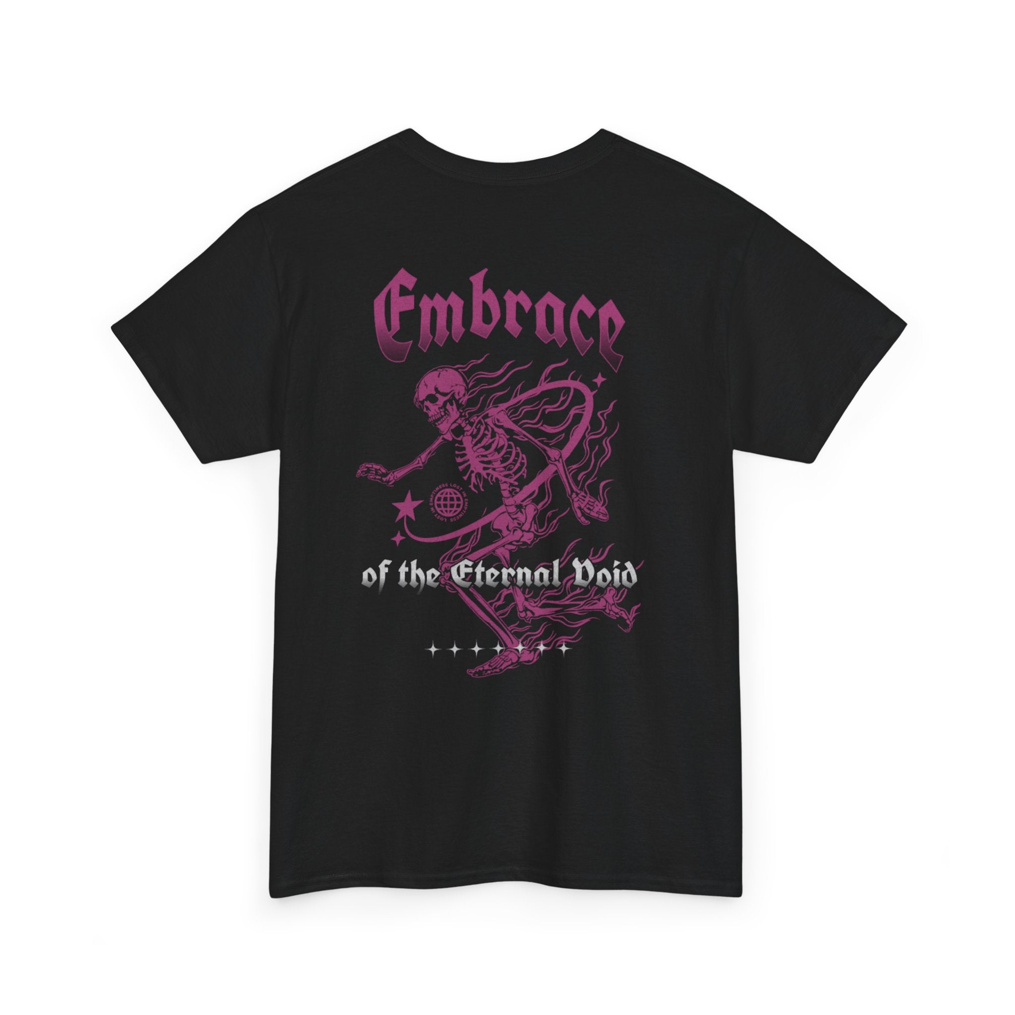 Unisex Heavy Cotton Graphic Tee - Void Skeleton Design