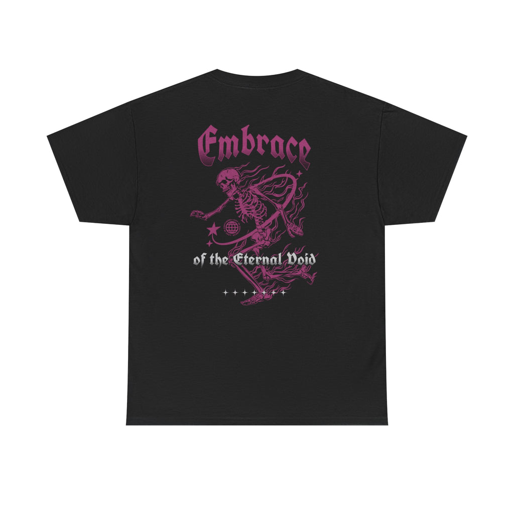 Unisex Heavy Cotton Graphic Tee - Void Skeleton Design