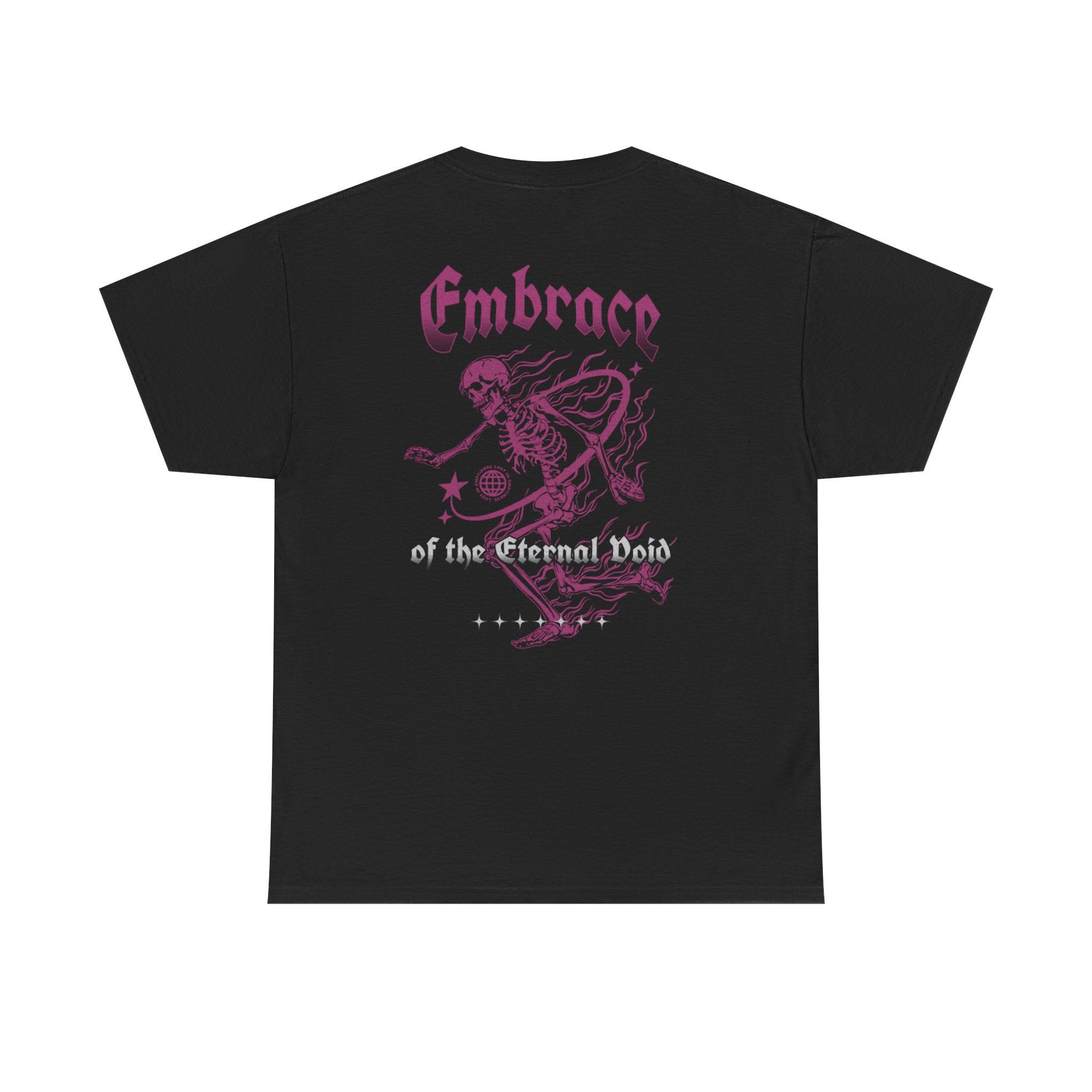 Unisex Heavy Cotton Graphic Tee - Void Skeleton Design